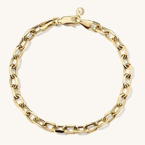 Mejuri Large Square Oval Bracelet